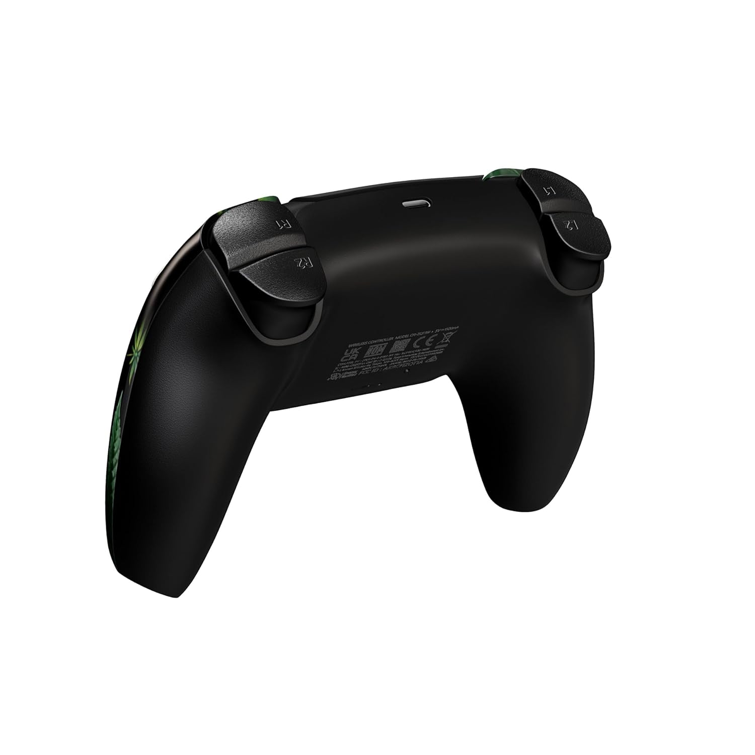 Custom Wireless UN-MODDED PRO Controller Compatible with PS5 Exclusive Unique Design (420 Black)