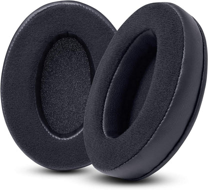 Wicked Cushions Velour Replacement Earpads for ATH M50X - Compatible with ATH M40X / M50XBT / Hyperx Cloud 1 & 2 / Steelseries Arctis 3/5 / 7 / 9X & Pro/Stealth 600 & More (Black)