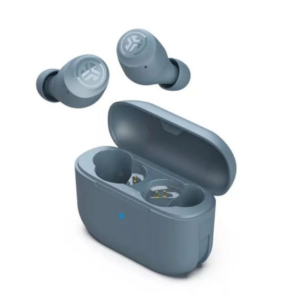 Go Air Pop Bluetooth Earbuds, True Wireless with Charging Case, Slate