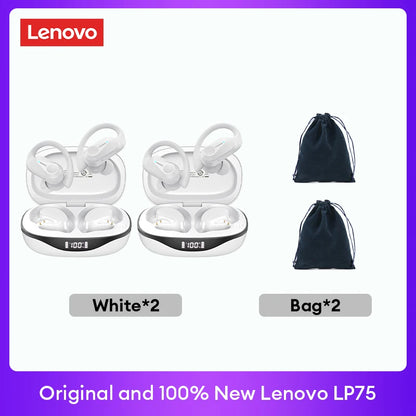 Original  LP75 TWS Bluetooth V5.3 Headphones Wireless LED Digital Display Earphones Noise Reduction Waterproof Headset New